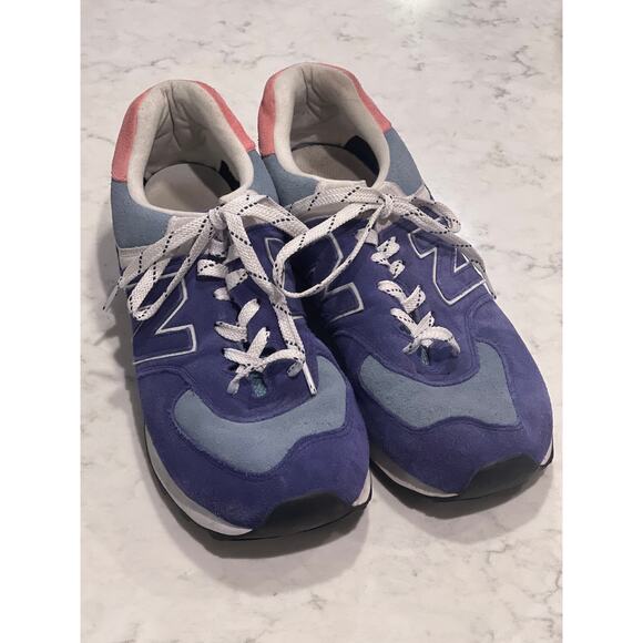 New Balance Men’s Athletic Active 574‎ Lightweight Lace Up Sneaker Size 11 Blue - Picture 5 of 8